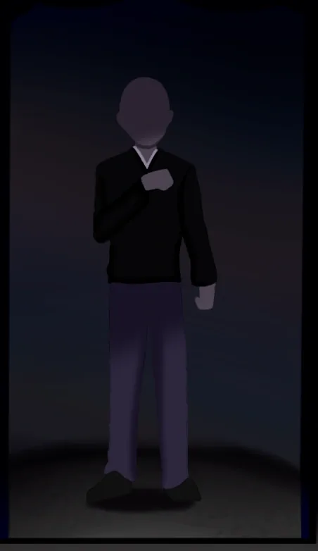 The Protagonist (MC) — The protagonist's default silhouette